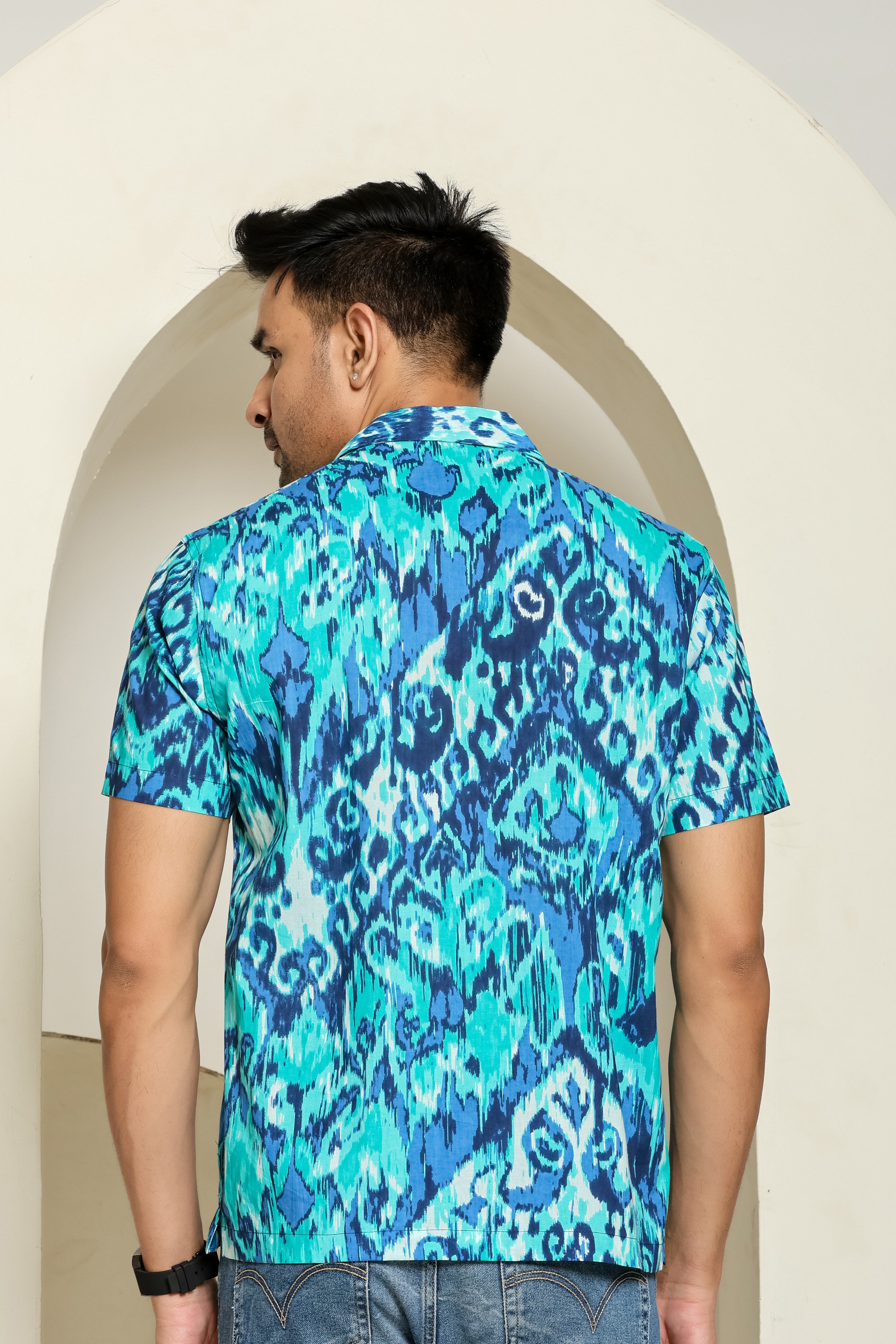 Ocean Breeze Cuban Collar Shirt