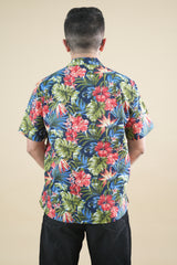 Bloom Burst Cuban Collar Shirt